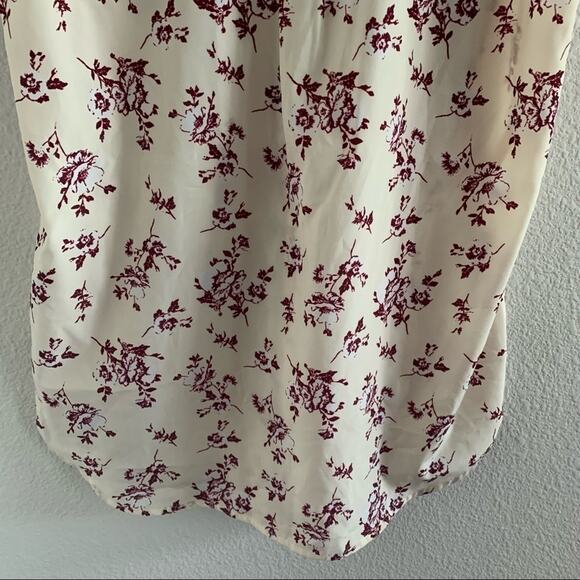 Modcloth Cream White Floral Top Blouse Medium - Picture 8 of 11